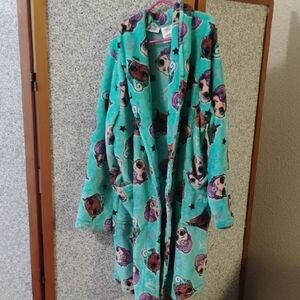 Colorful Character LOL Print Robe